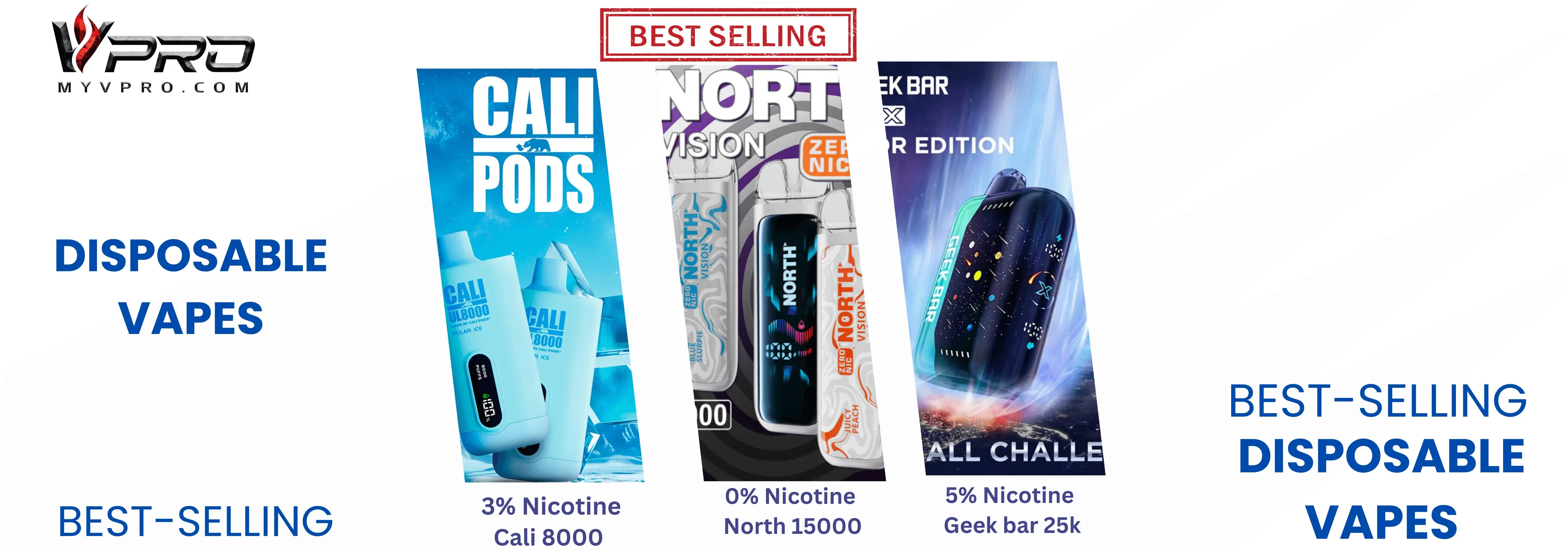 Year-End Vape Trends: Best-Selling Disposable Vapes at MY Vpro for 2024