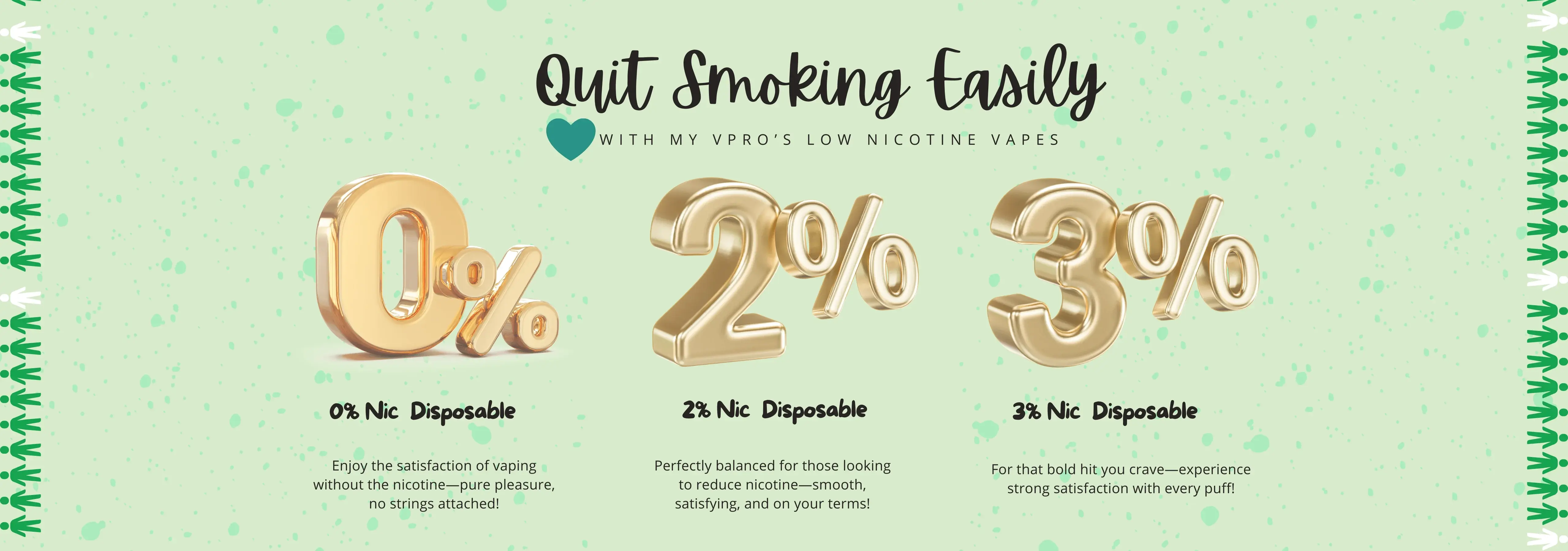 MY VPRO — Leading the Way to Healthier Smoking Alternatives with Low Nicotine Vapes for Easy Cessation!