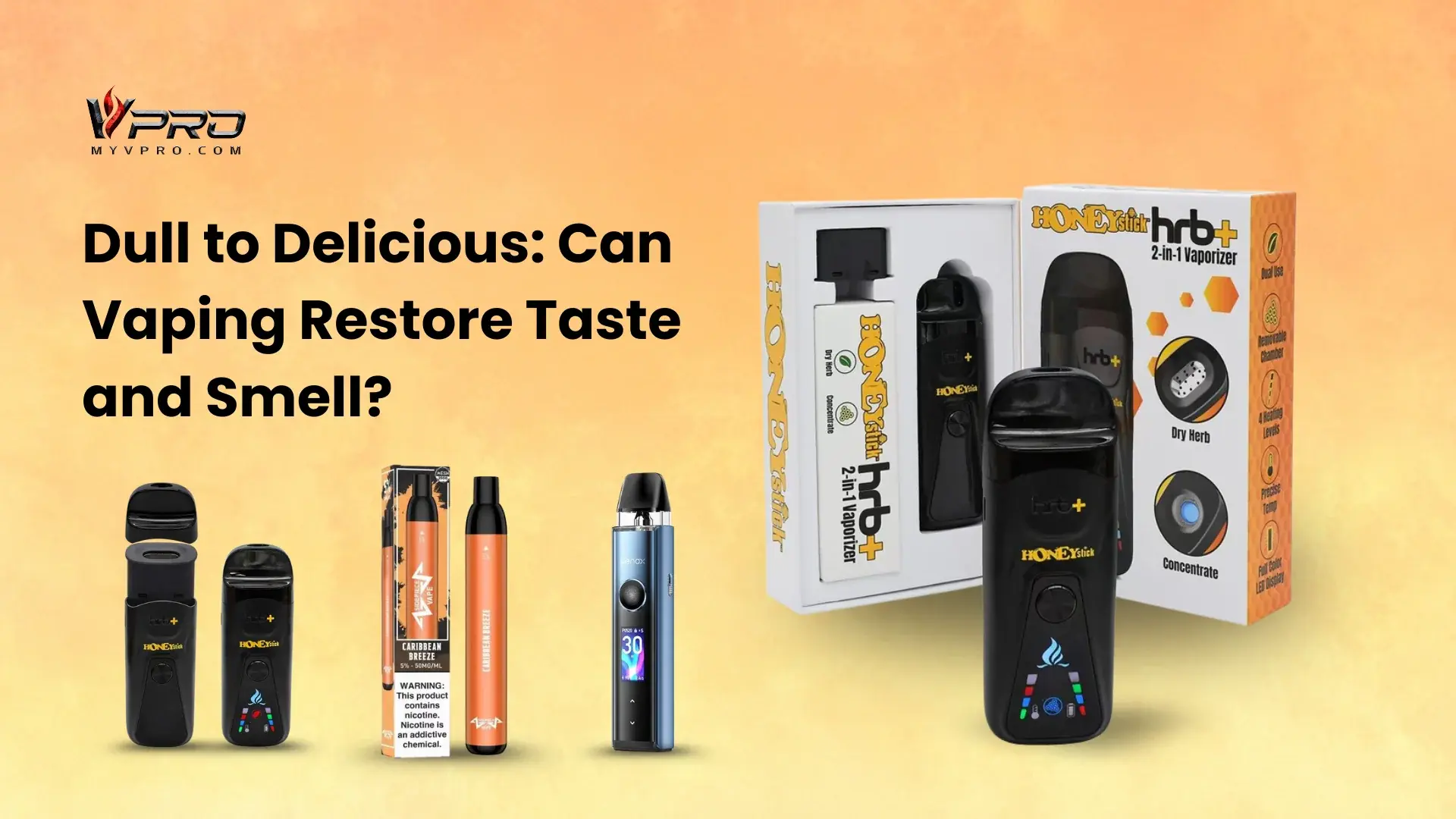 Dull to Delicious: Can Vaping Restore Taste and Smell?