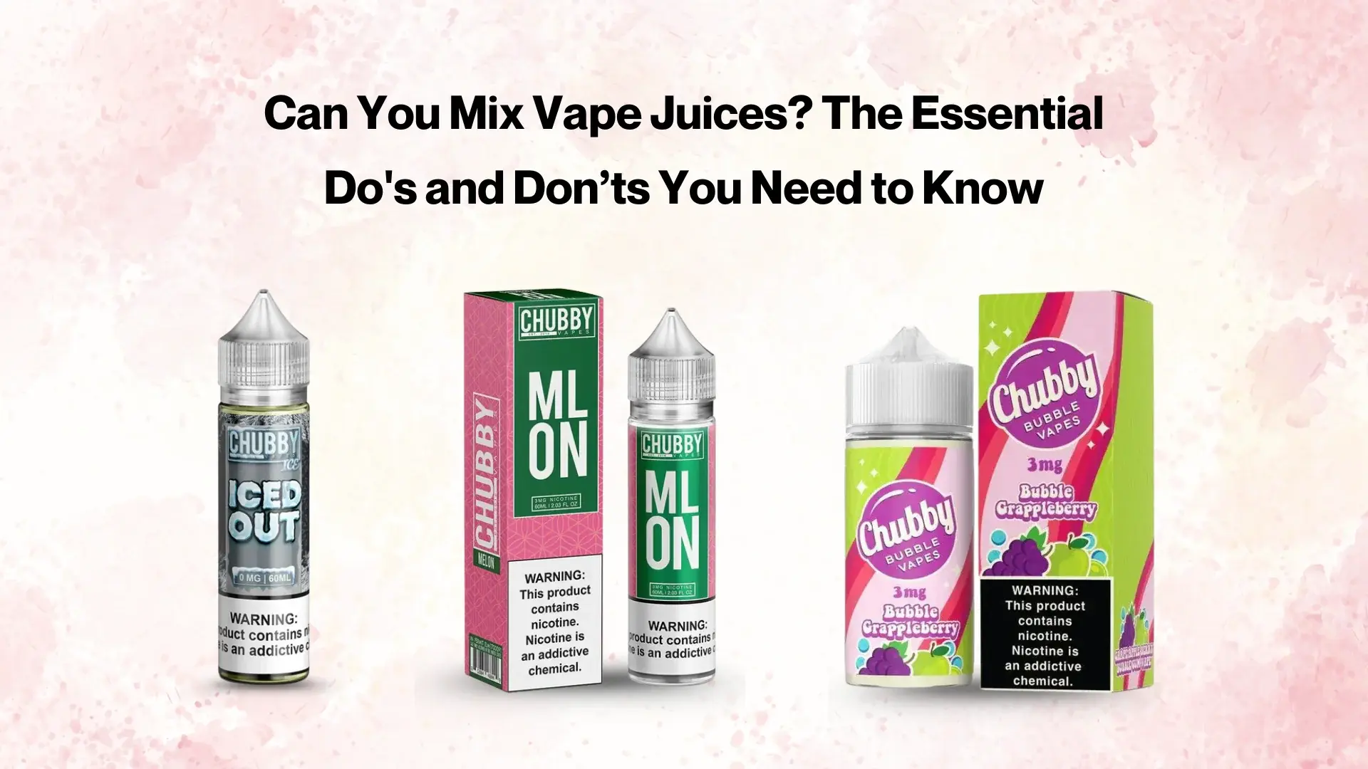 Can You Mix Vape Juices? The Essential Do's and Don’ts You Need to Know