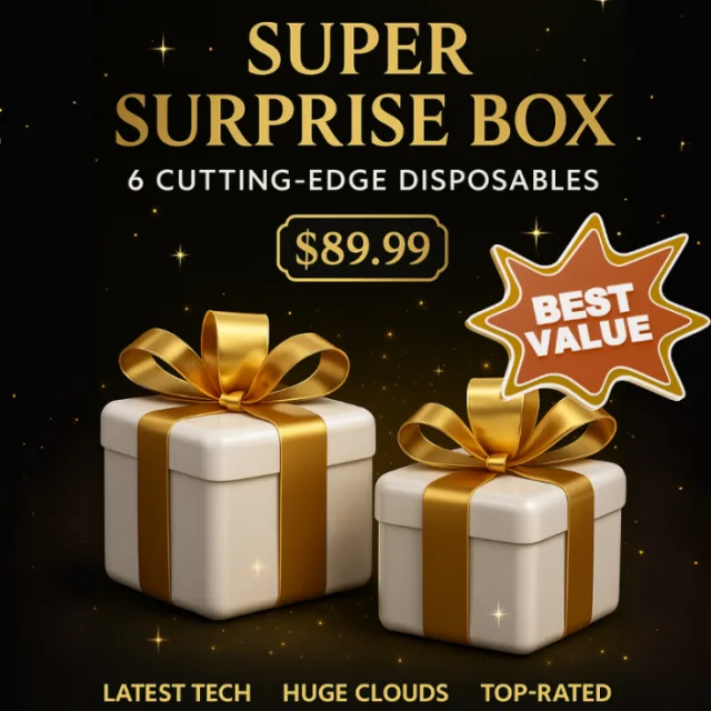 Mystery Vape Box - 3 levels, 6 disposables, up to 30K puffs