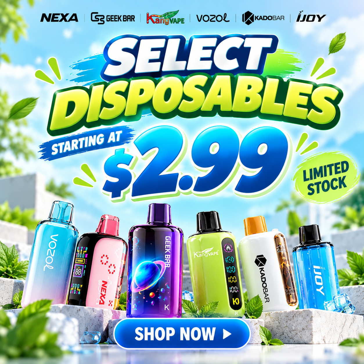 $2.99 Disposable Vape Deals